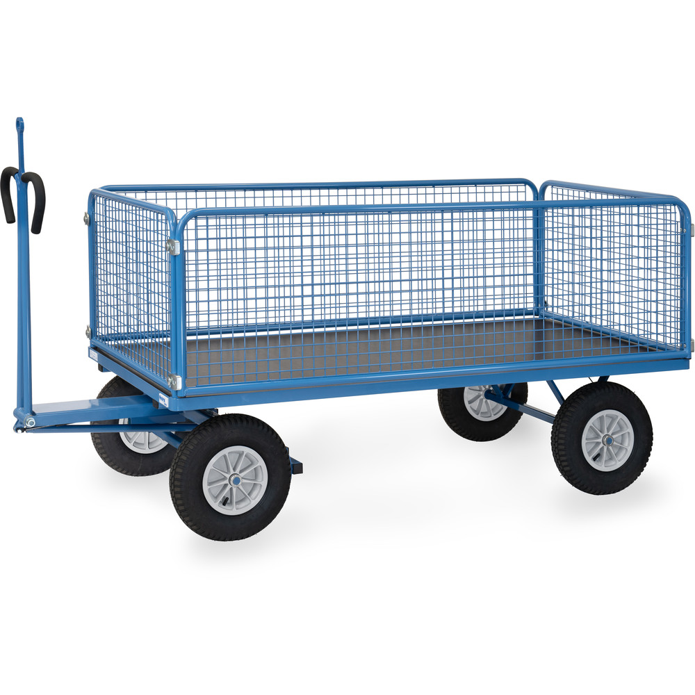 fetra® Hand truck with wire lattice and traction eye 6436LZ