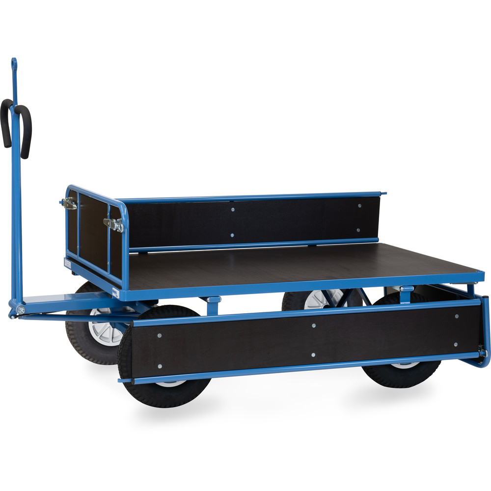 fetra® Handpritschenwagen 6455LZ mit Bordwänden, Zugöse
